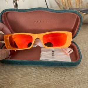Gucci Vibrant Orange Sunglasses